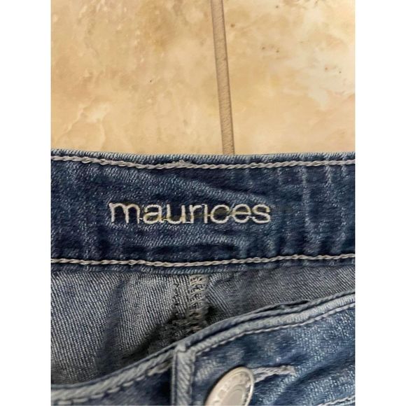 Maurices Womens Bootcut Jeans With sequined Pockets Size 16W Regular new - Picture 5 of 6